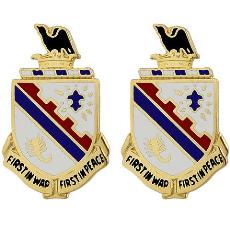 161st Infantry Regiment Unit Crest (First in War First in Peace)